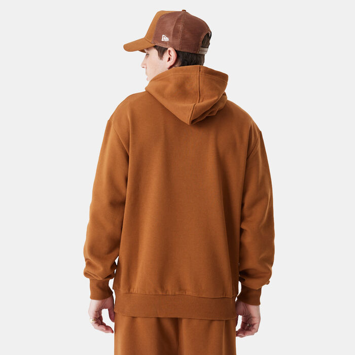 New Era Men's Los Angeles Dodgers League Essentials Pullover Hoodie Beige image number 1