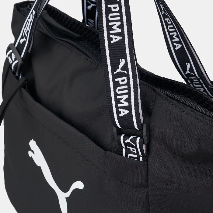 PUMA Women's AT Essentials Training Tote Bag Black image number 3