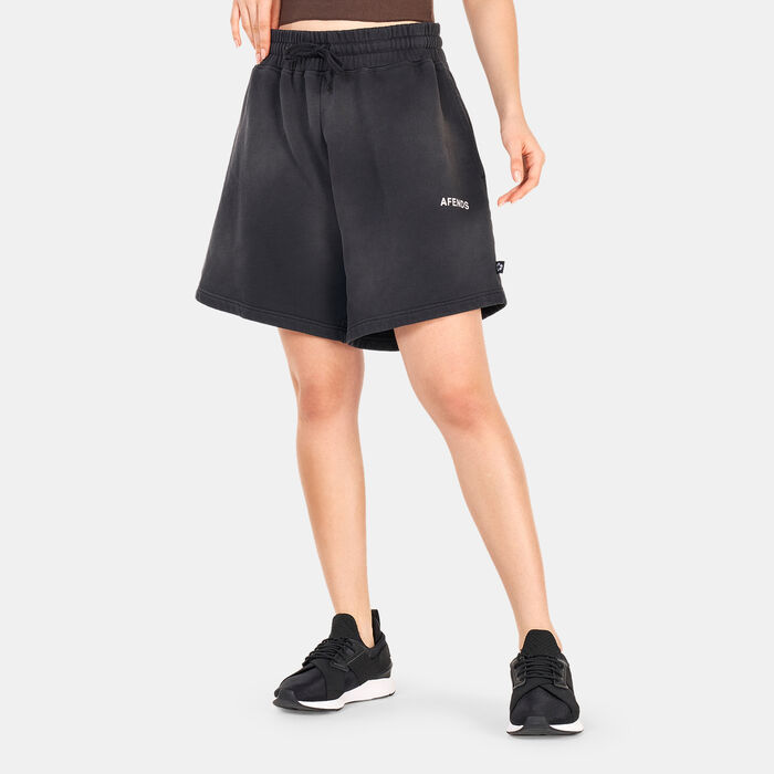 AFFENDS Women's Boundless Recycled Oversized Shorts Black image number 0