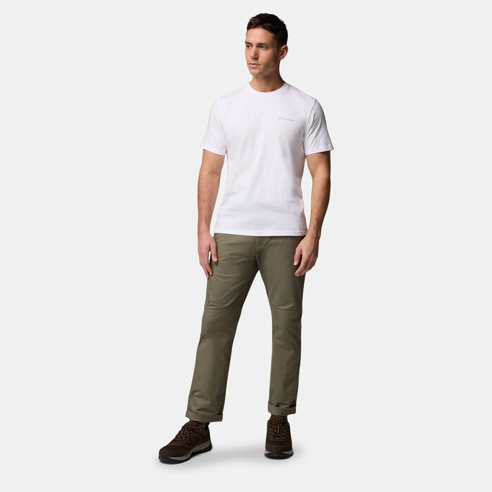 Columbia Men's Rapid Ridge Back Graphic T-Shirt White Columbia Men's Rapid Ridge Back Graphic T-Shirt White image number 2