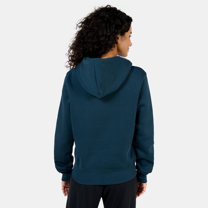 Nike Women's Sportswear Phoenix Fleece Hoodie Blue Nike Women's Sportswear Phoenix Fleece Hoodie Blue image number 1