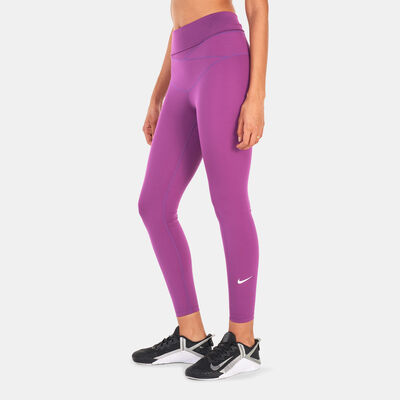Nike Women's One Dri-FIT Training Maternity Leggings Purple