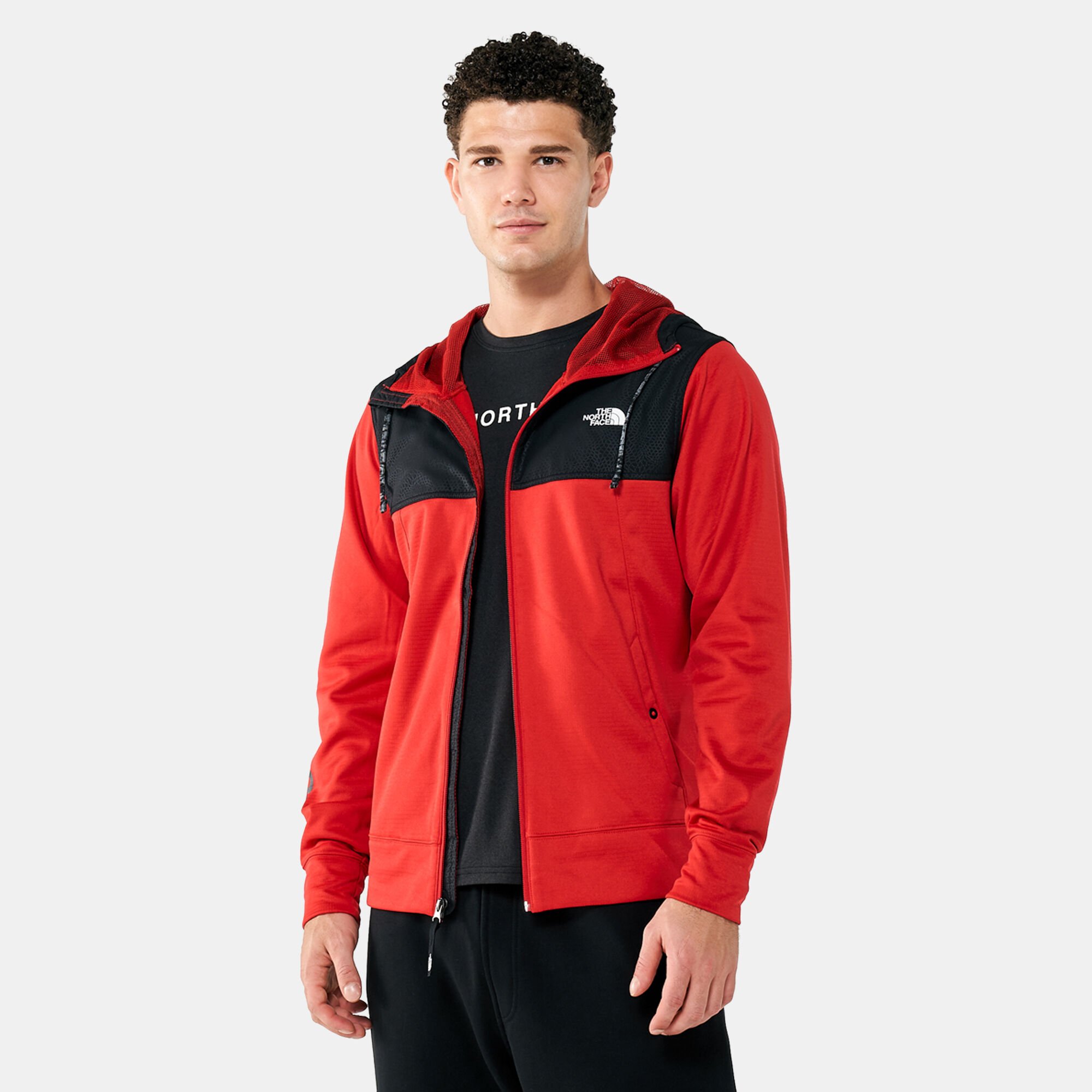 The north face men's train n outlet logo overlay jacket