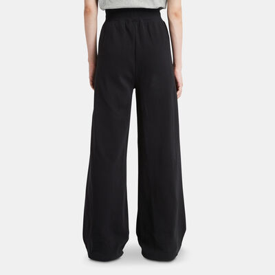 Timberland Women's Wide-Leg Pants Black Timberland Women's Wide-Leg Pants Black
