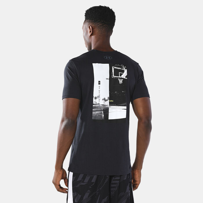 Men's Basketball Photo T-Shirt Men's Basketball Photo T-Shirt image number 1