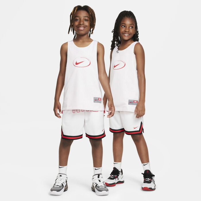 Nike Kids' Culture of Basketball Reversible Jersey White Nike Kids' Culture of Basketball Reversible Jersey White image number 6