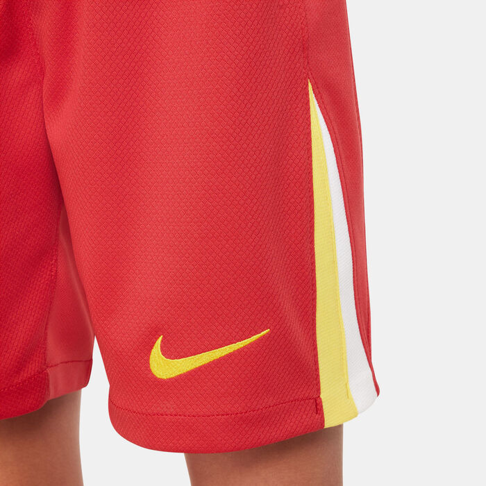 Nike Kids' Liverpool F.C. Dri-FIT Stadium Home Football Shorts Red Nike Kids' Liverpool F.C. Dri-FIT Stadium Home Football Shorts Red image number 4