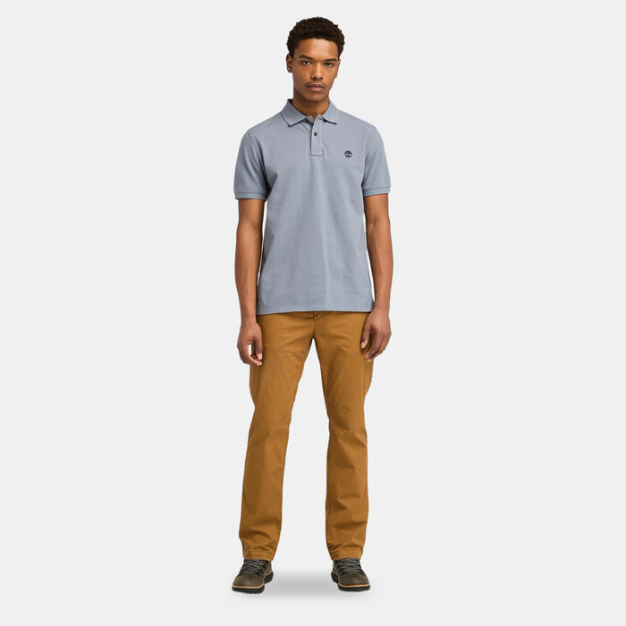 Timberland Men's MILLERS RIVER Polo Shirt Grey Timberland Men's MILLERS RIVER Polo Shirt Grey image number 2