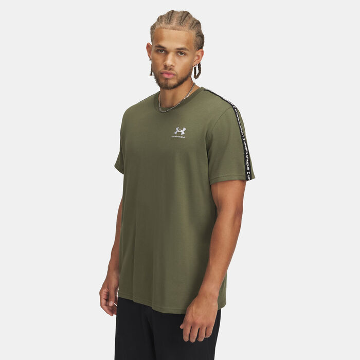 Under Armour Men's Icon Taping T-Shirt Green Under Armour Men's Icon Taping T-Shirt Green image number 0