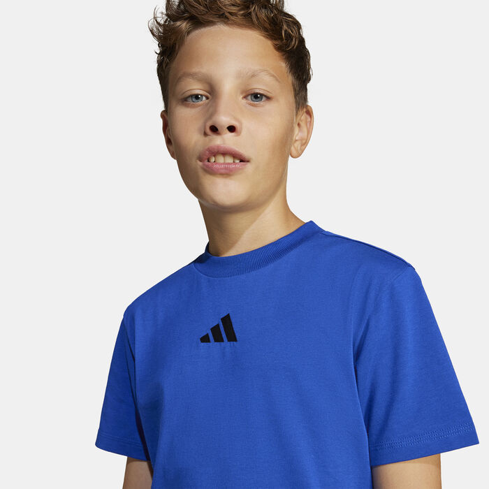 adidas Kids' Essentials T-Shirt Blue adidas Kids' Essentials T-Shirt Blue image number 3