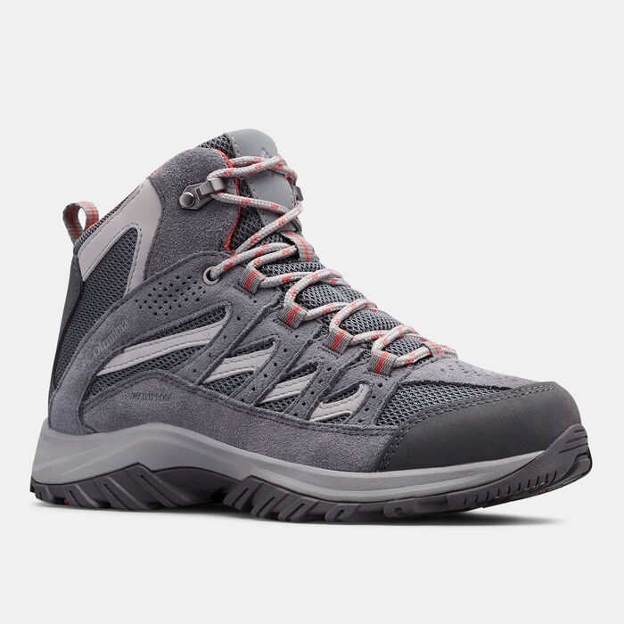 Columbia Women's Crestwood Mid Waterproof Hiking Boots Grey Columbia Women's Crestwood Mid Waterproof Hiking Boots Grey image number 1