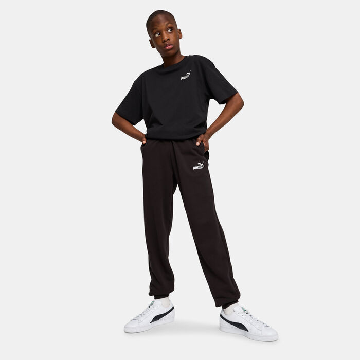 PUMA Men's Essential No.1 Logo Sweatpants Black PUMA Men's Essential No.1 Logo Sweatpants Black image number 2