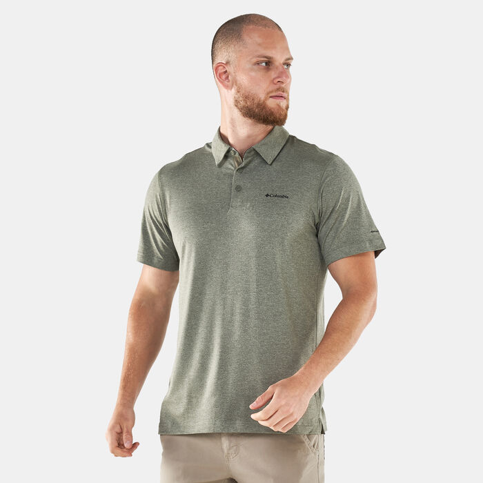 Columbia Men's Tech Trail™ Polo T-Shirt Green Columbia Men's Tech Trail™ Polo T-Shirt Green image number 0