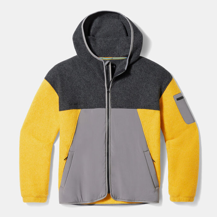 Smartwool Mens Hudson Trail Fleece Jacket yellow Smartwool Mens Hudson Trail Fleece Jacket yellow image number 0