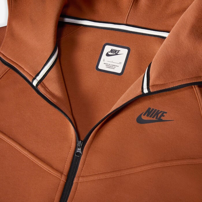 Nike Women's Sportswear Tech Fleece Windrunner Full-Zip Hoodie Brown Nike Women's Sportswear Tech Fleece Windrunner Full-Zip Hoodie Brown image number 3