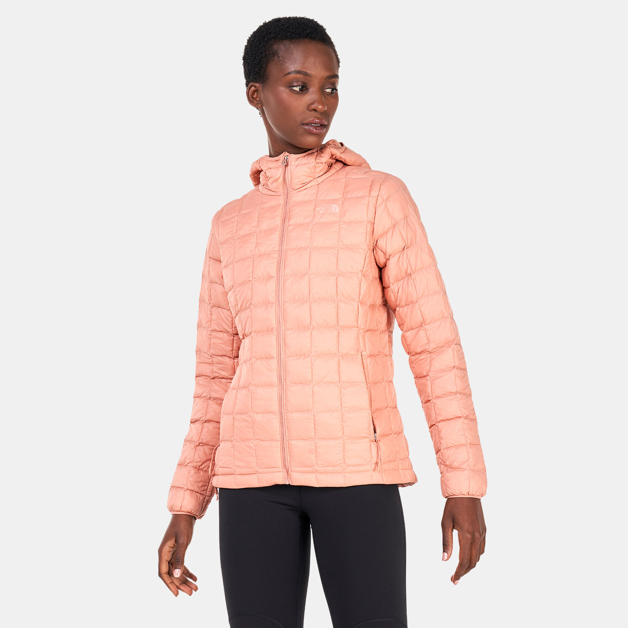 Women's thermoball hooded jacket top