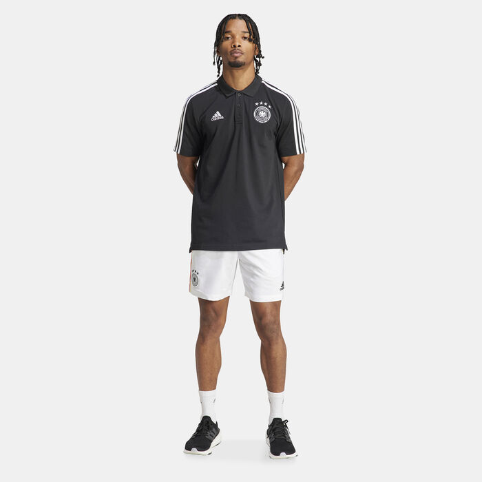 adidas Men's Germany DNA 3-Stripes Polo Shirt Black adidas Men's Germany DNA 3-Stripes Polo Shirt Black image number 2