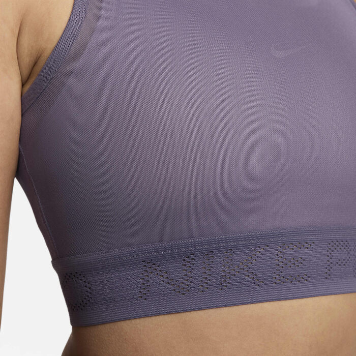 Nike Women's Pro Mesh Tank Top Purple image number 3