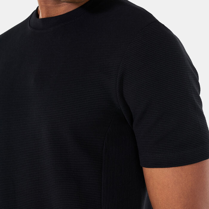 Sun and Sand Sports Men's Jacquard T-Shirt Black Sun and Sand Sports Men's Jacquard T-Shirt Black image number 3