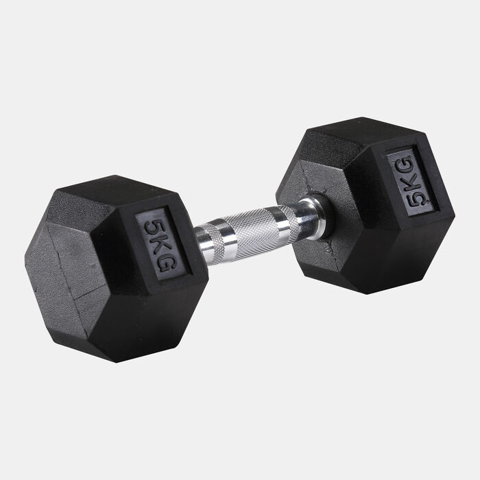 Body Sculpture Hex Rubber Dumbbell 5kg Multi-Color Body Sculpture Hex Rubber Dumbbell 5kg Multi-Color image number 0