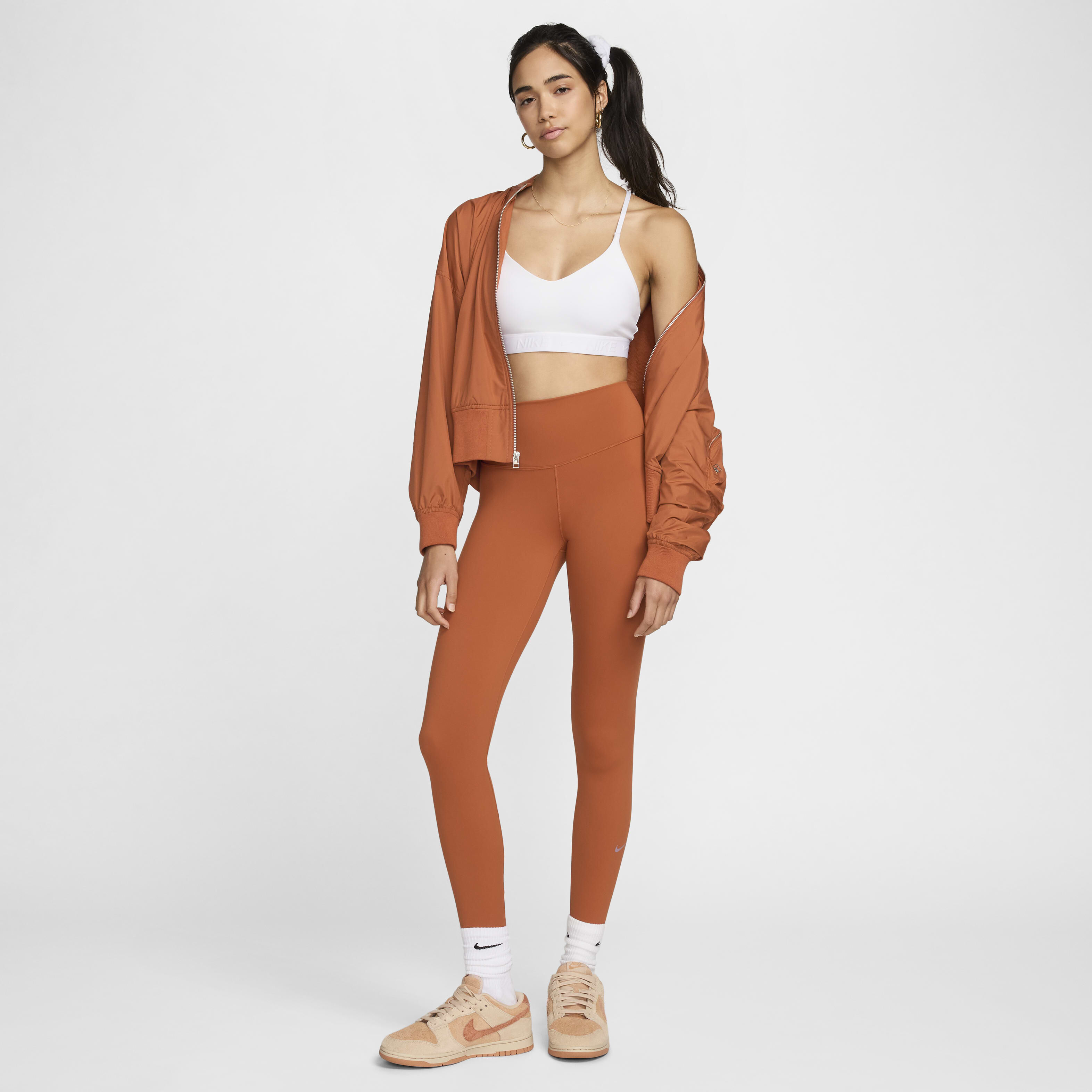 Peach nike leggings new arrivals