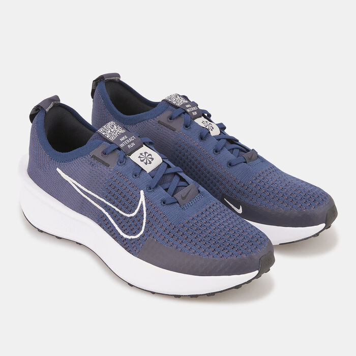 Nike Men's Interact Run Road Running Shoes Blue Nike Men's Interact Run Road Running Shoes Blue image number 1
