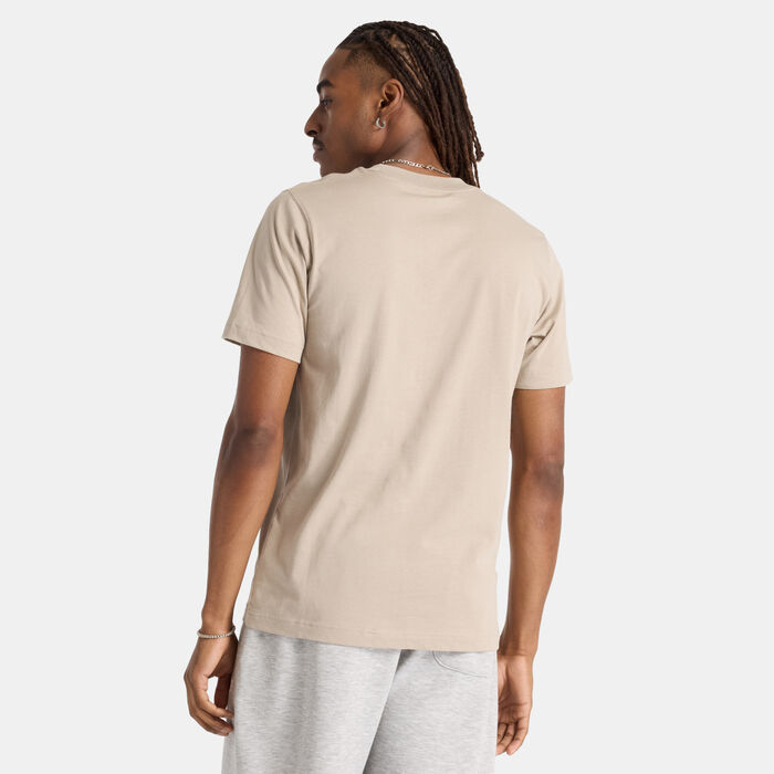 New Balance Men's Sport Essentials Gradient Logo T-Shirt Beige New Balance Men's Sport Essentials Gradient Logo T-Shirt Beige image number 1