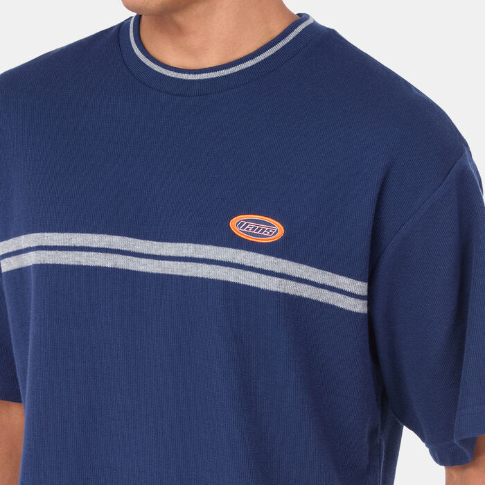 Vans Men's Galen Knit T-Shirt Blue image number 3