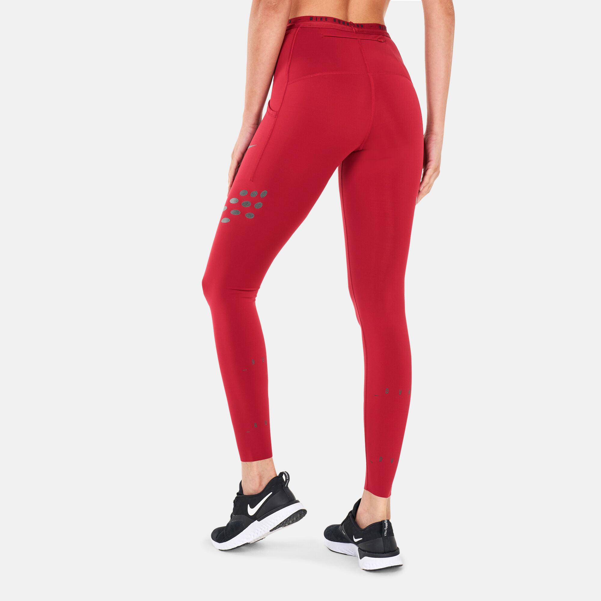 Buy Nike Women s Dri FIT Run Division Pocket Running Leggings Red