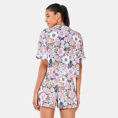 Vans Women's Retro Floral Woven Shirt Multi-Color