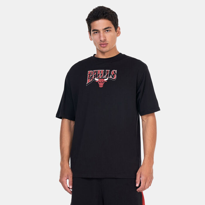 New Era Men's NBA Chicago Bulls Championship T-Shirt Black New Era Men's NBA Chicago Bulls Championship T-Shirt Black image number 0