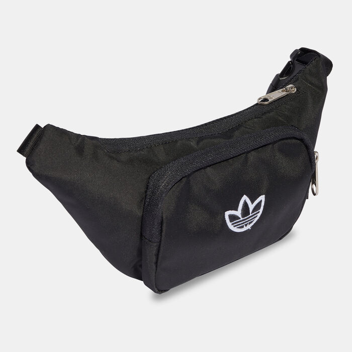 adidas Originals Premium Essentials Waist Bag Black adidas Originals Premium Essentials Waist Bag Black image number 2