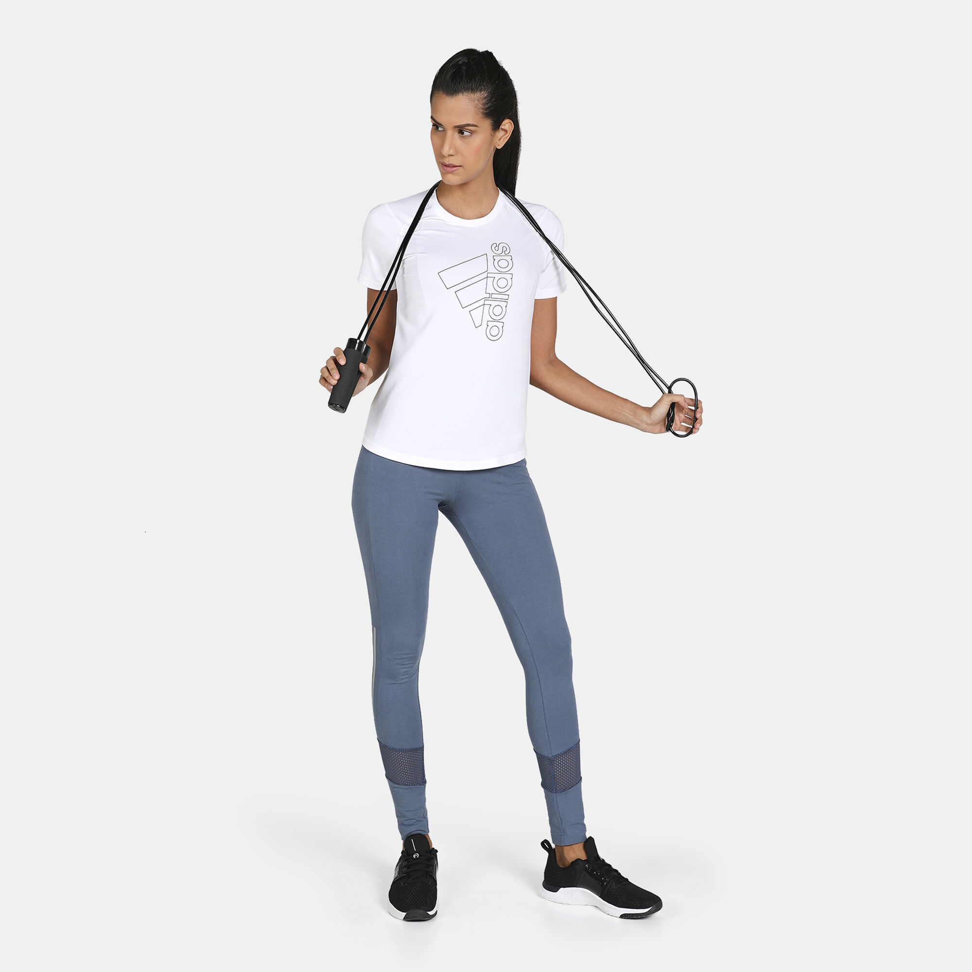 Buy adidas Women s Motion Climacool High Waist Leggings Blue in