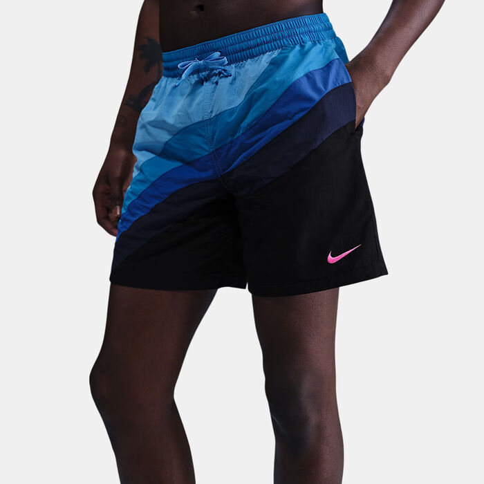 Nike Swim Men's Volley Swimming Shorts Blue Nike Swim Men's Volley Swimming Shorts Blue image number 3