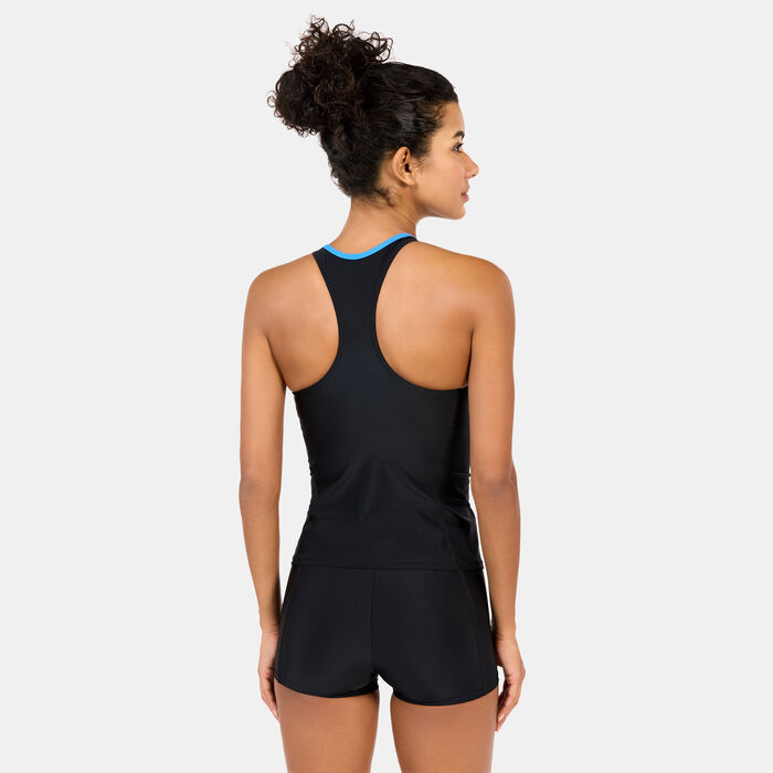 Speedo Women's Asia Fit Tankini Multi-Color image number 3