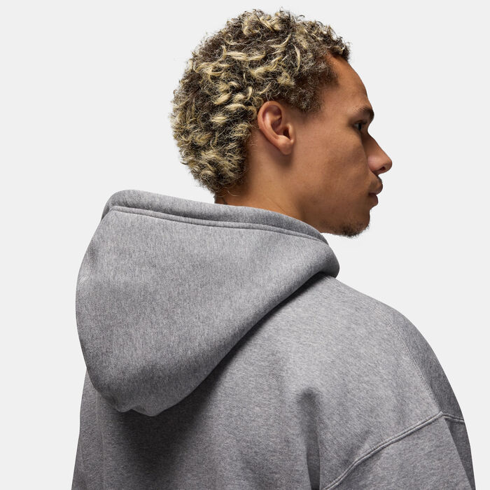 Jordan Men's Brooklyn Fleece Full-Zip Hoodie Grey Jordan Men's Brooklyn Fleece Full-Zip Hoodie Grey image number 5