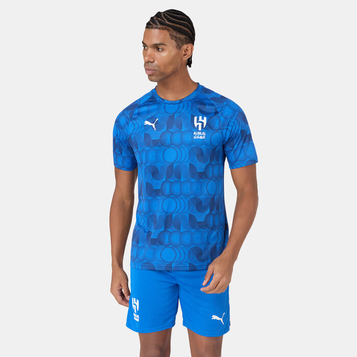 PUMA Men's Al Hilal Training Football Jersey Blue PUMA Men's Al Hilal Training Football Jersey Blue image number 0