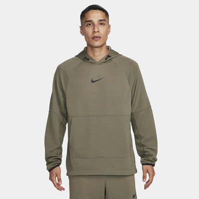 Nike Men's Dri-FIT Fleece Fitness Sweatshirt Green