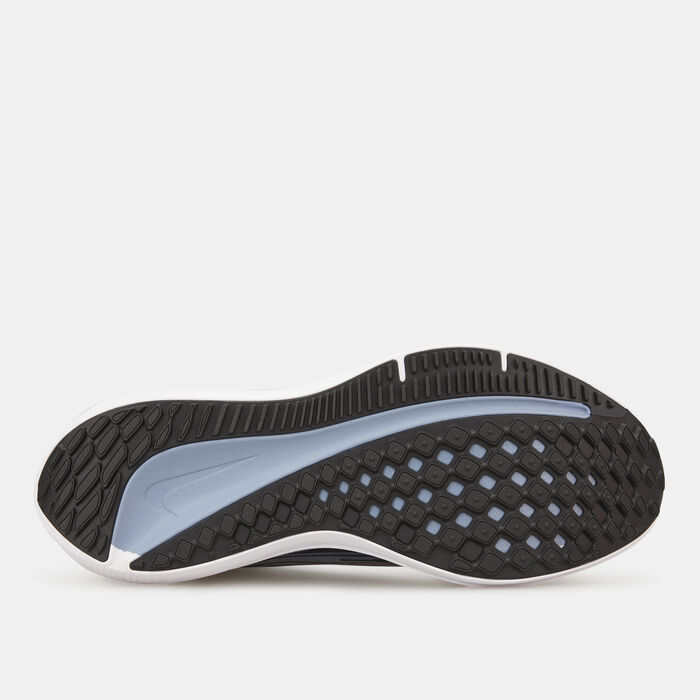 Nike Men's Air Winflo 9 Road Running Shoe Grey image number 4