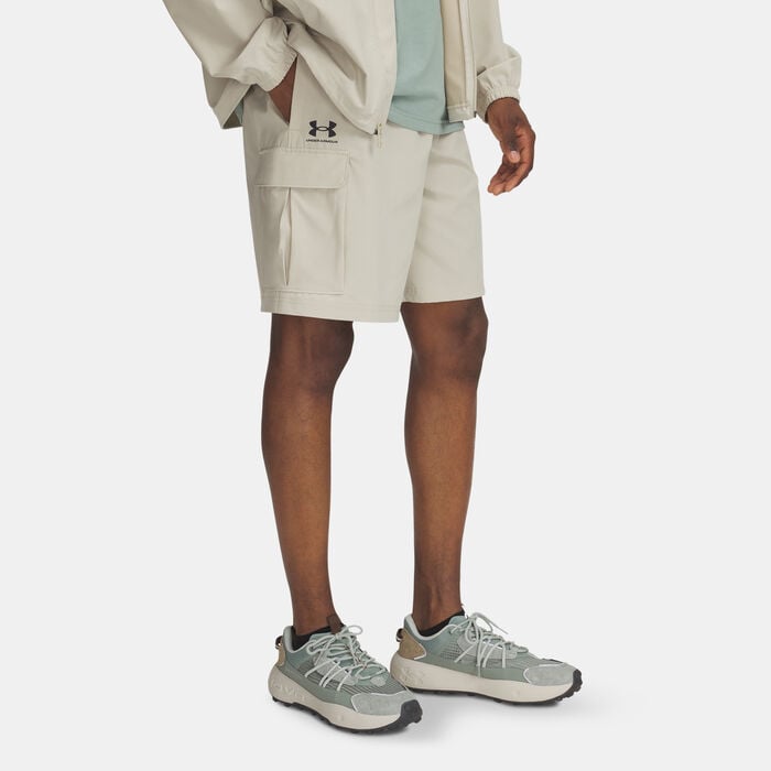 Under Armour Men's Vibe Woven Training Cargo Shorts Beige Under Armour Men's Vibe Woven Training Cargo Shorts Beige image number 0