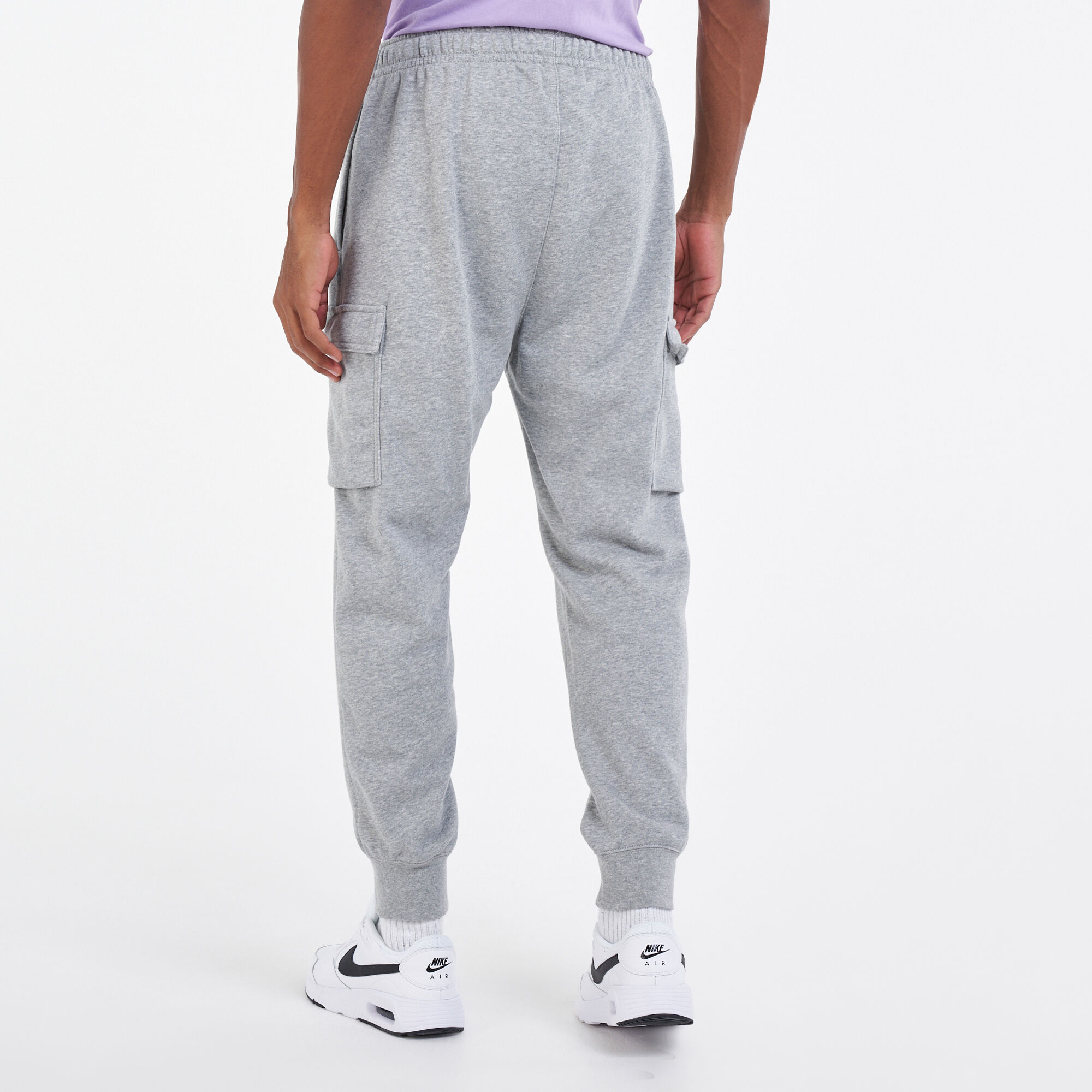 Buy Nike Men s Sportswear Club French Terry Cargo Pants Grey in