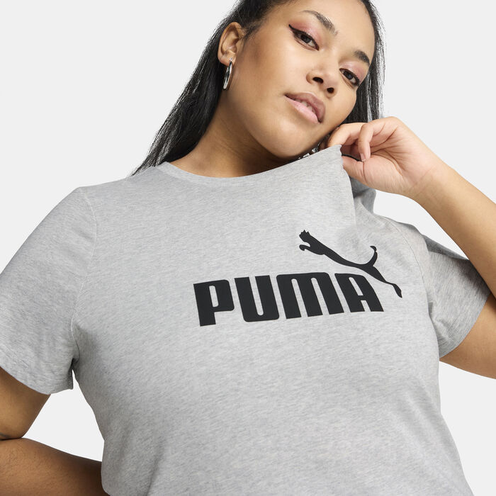 PUMA Women's Essentials No.1 Logo T-Shirt Clear image number 4