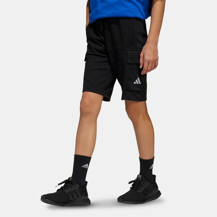 adidas Kids' Essentials Cargo Shorts Black adidas Kids' Essentials Cargo Shorts Black image number 0