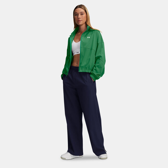 Under Armour Women's Rival Wide Leg Pants Blue Under Armour Women's Rival Wide Leg Pants Blue image number 2