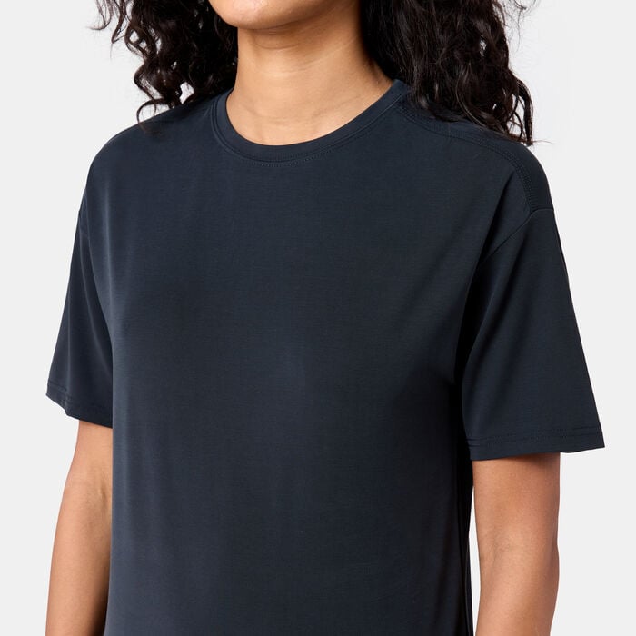 Sun and Sand Sports Women's Classic T-Shirt Black Sun and Sand Sports Women's Classic T-Shirt Black image number 3