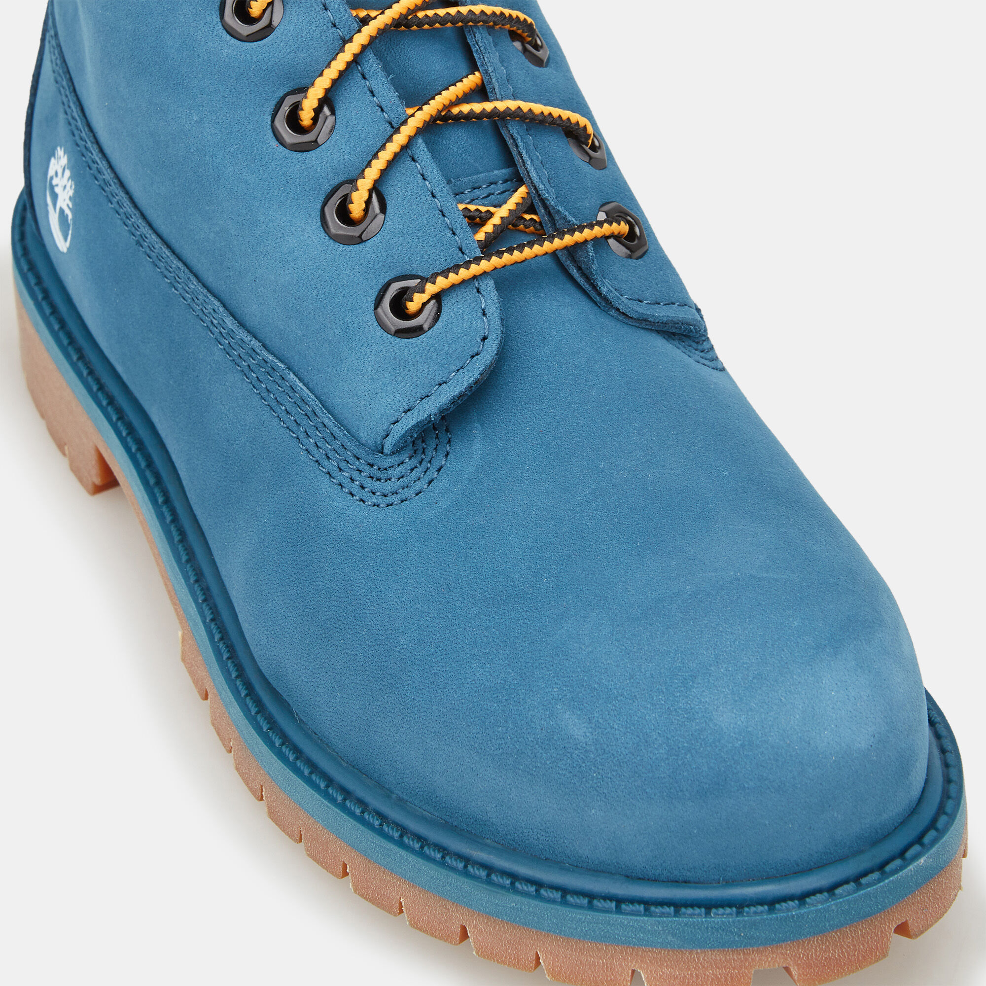 Boys blue timberland boots top