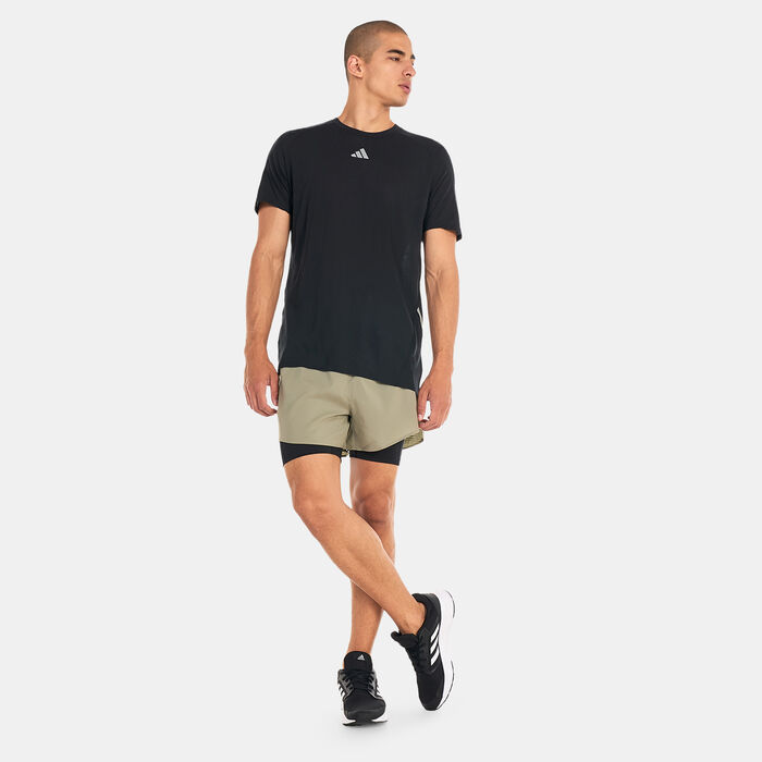 adidas Men's Win Confidence Running T-Shirt Black image number 2