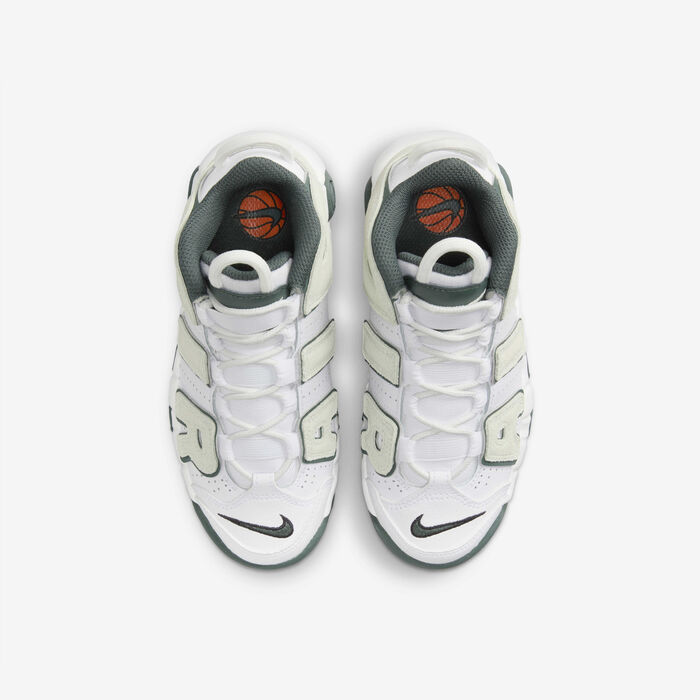 Nike Kids' Air More Uptempo Shoes White Nike Kids' Air More Uptempo Shoes White image number 3