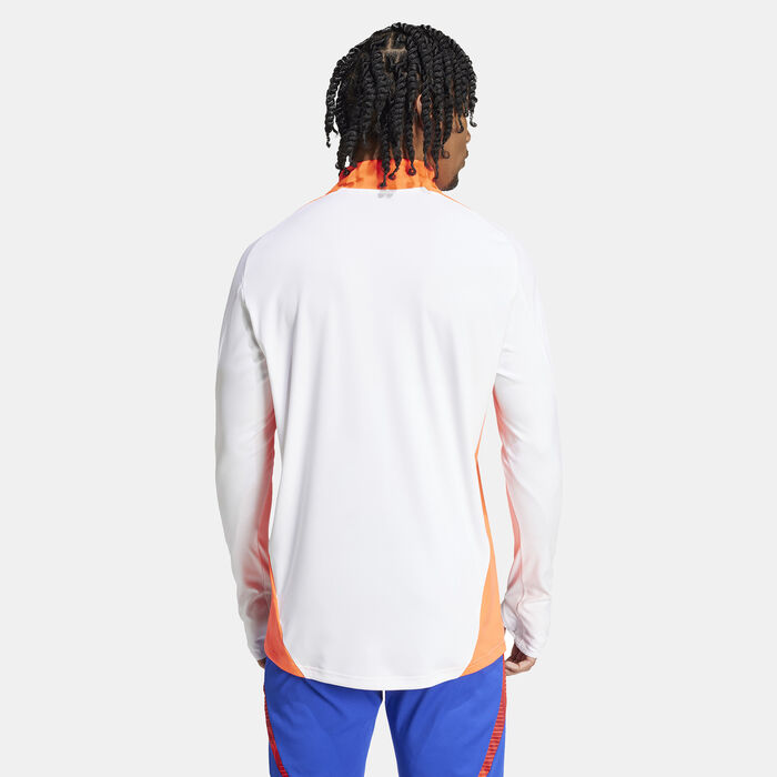 adidas Men's Tiro 24 Competition 1/4-Zip Football Top White adidas Men's Tiro 24 Competition 1/4-Zip Football Top White image number 1