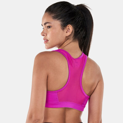 PUMA Women's Mid Impact 4Keeps Sports Bra Pink